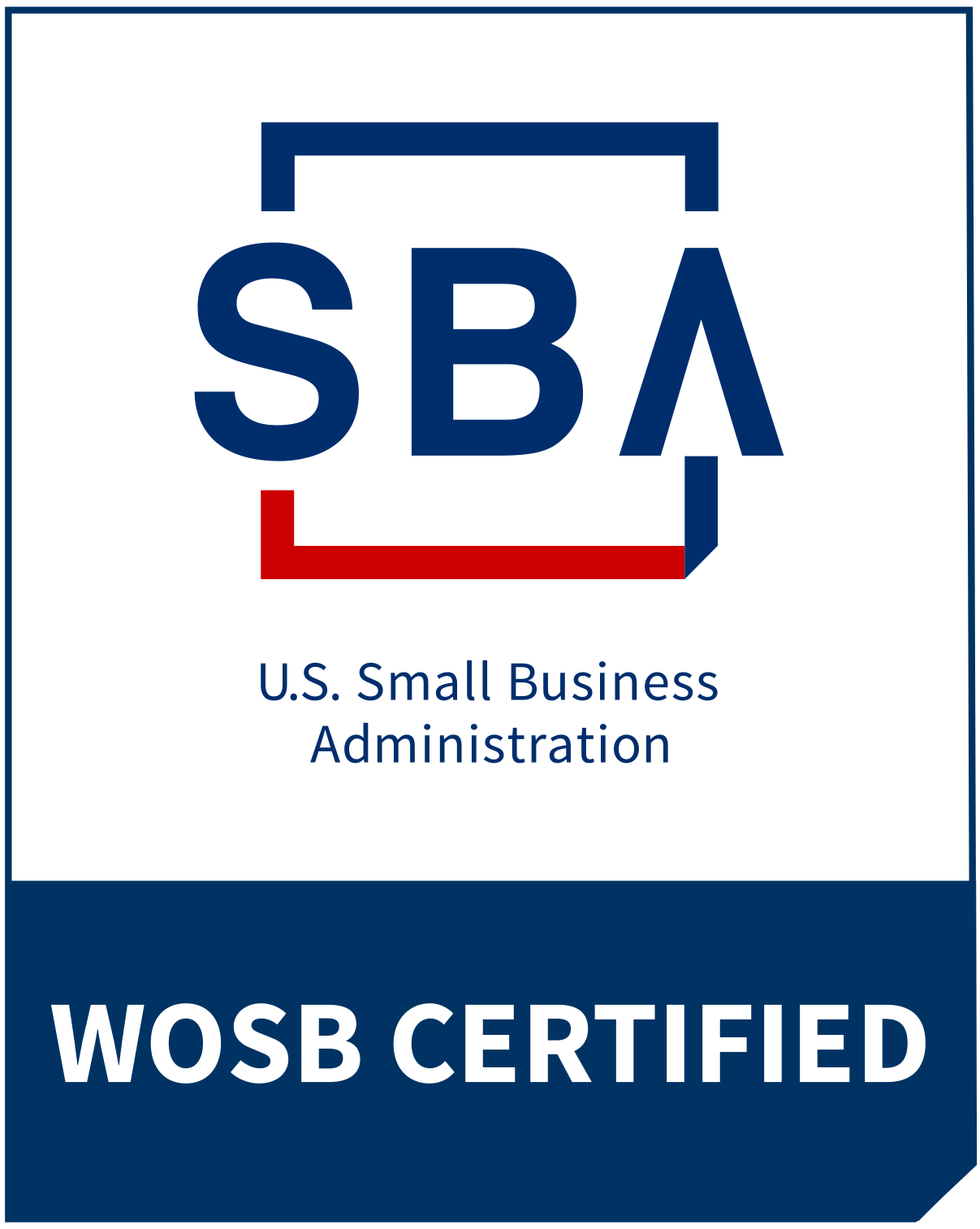 U.S. Small Business Administration — WOSB Certified (Women-Owned Small Business)